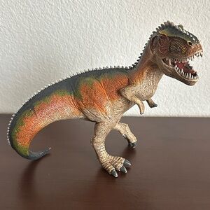 Fierce Dinosaur Toy Figure - Orange and Green